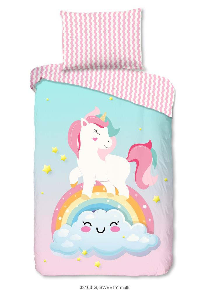 Good Morning dekbedovertrek Sweety - Multicolor - 140 x 200 cm - 100% katoen