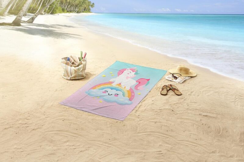 100% Polyester strandhanddoek Sweety van Good Morning in 75 x 150 cm