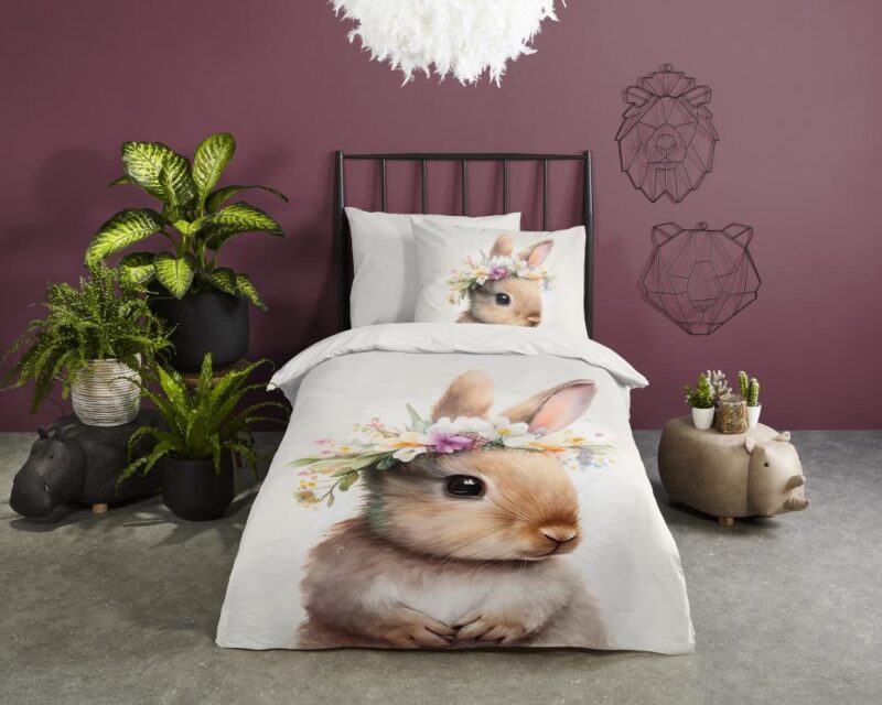 100% Polyester dekbedset Evi van Pure in 135 x 200 cm