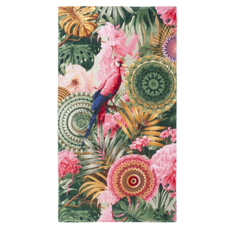 HIP strandlaken Palay - Groen - 100 x 180 cm - 100% katoen