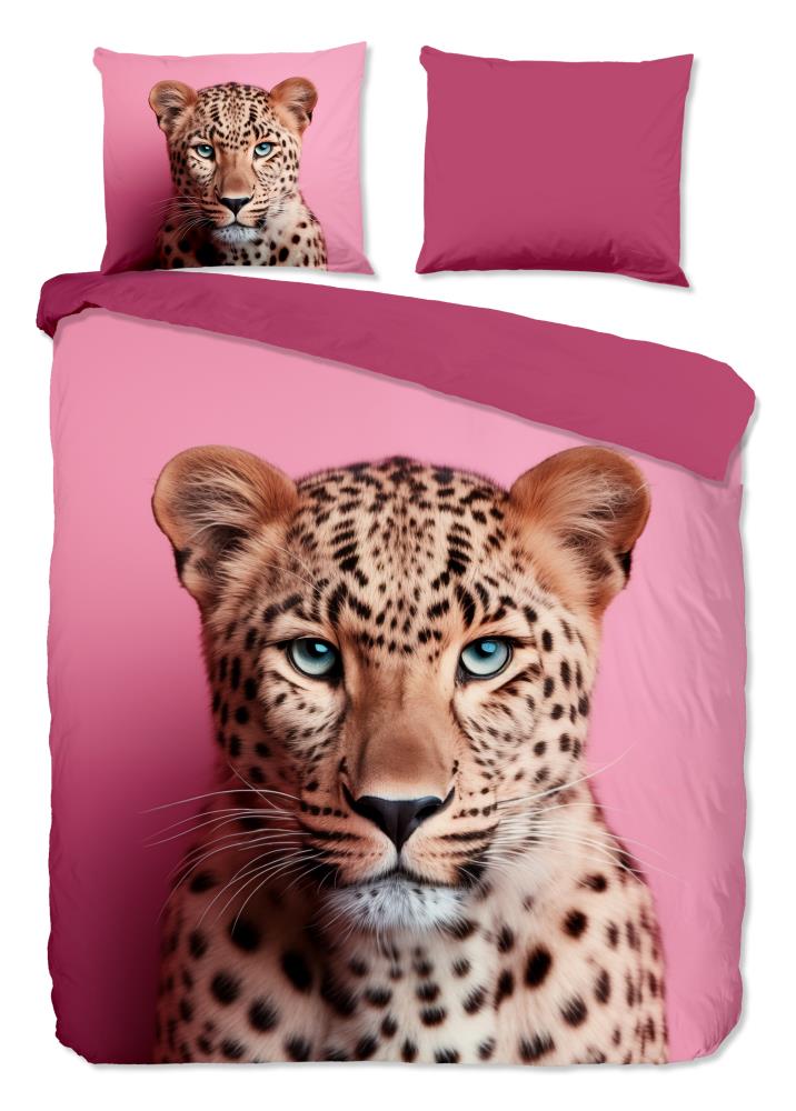 Pure dekbedovertrek Leona - Roze - 240 x 220 cm - 100% Polyester