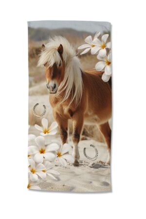 Good Morning strandlaken Fabi - Bruin - 75 x 150 cm - 100% Polyester