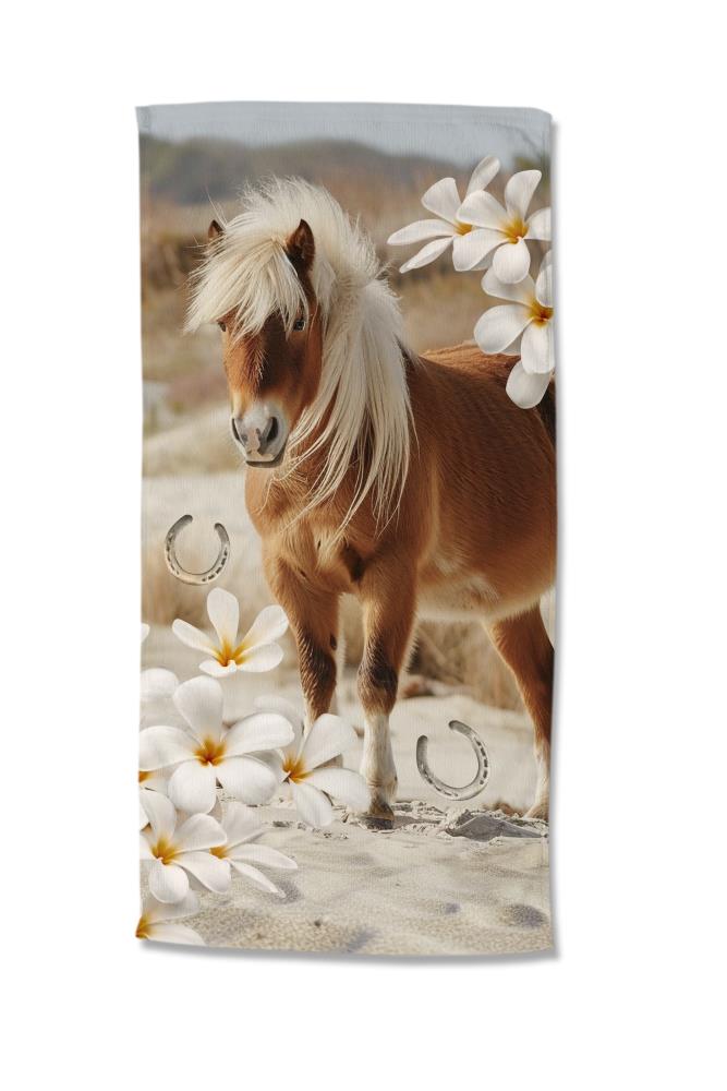 Good Morning strandlaken Fabi - Bruin - 75 x 150 cm - 100% Polyester