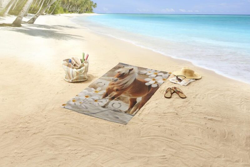 100% Polyester strandhanddoek Fabi van Good Morning in 75 x 150 cm