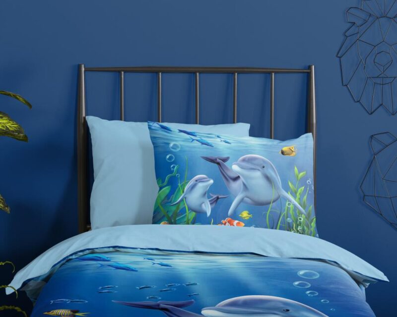 Beddengoed Mare 135 x 200 cm van Pure, Blauw