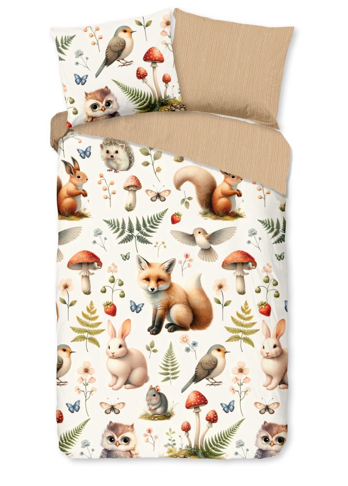Moss overtrek van Good Morning, 100 x 135 cm, kussensloop 40 x 60 cm