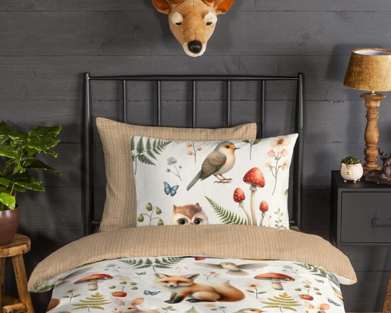 Beddengoed Moss 100 x 135 cm van Good Morning, Multicolor