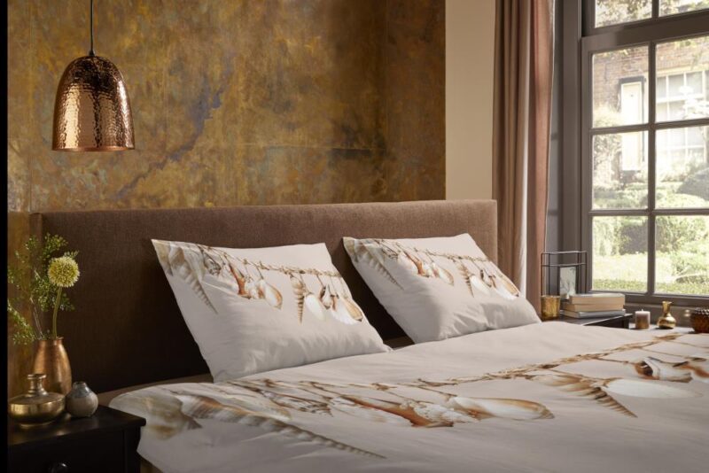 Beddengoed Ibiza 240 x 220 cm van Pure, Bruin