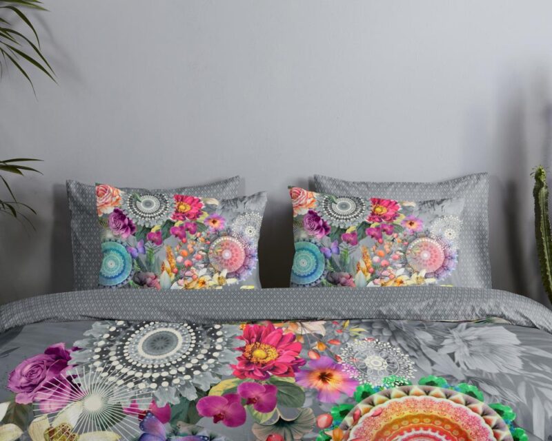 Beddengoed Olinga 200 x 220 cm van HIP, Grijs