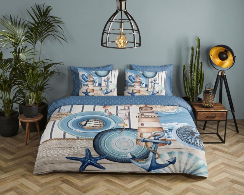 100% katoen dekbedset Aldiana van HIP in 140 x 220 cm