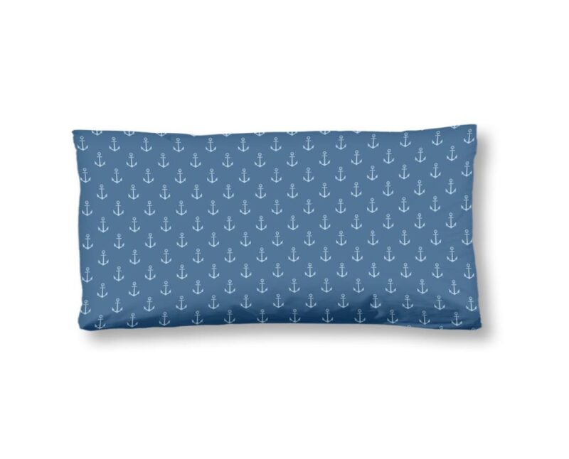 HIP kussensloop Aldiana - Blauw - 40 x 80 cm - 100% katoen