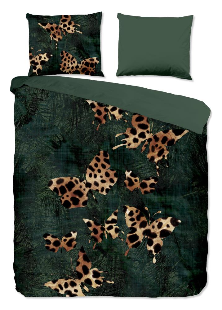 Pure dekbedovertrek Lido - Groen - 240 x 220 cm - 100% Polyester