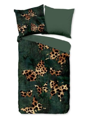 Pure dekbedovertrek Lido - Groen - 155 x 220 cm - 100% Polyester