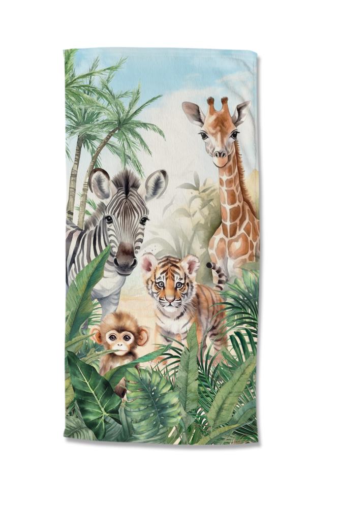 Good Morning strandlaken Thabo - Multicolor - 75 x 150 cm - 100% Polyester