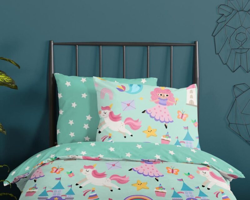 Beddengoed Fantastic 140 x 200 cm van Good Morning, Groen