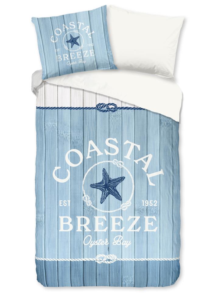 Breeze overtrek van Good Morning, 200 x 200 cm, kussensloop 80 x 80 cm