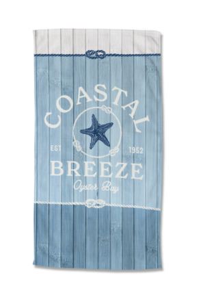 Good Morning strandlaken Breeze - Blauw - 100 x 180 cm - 100% Polyester