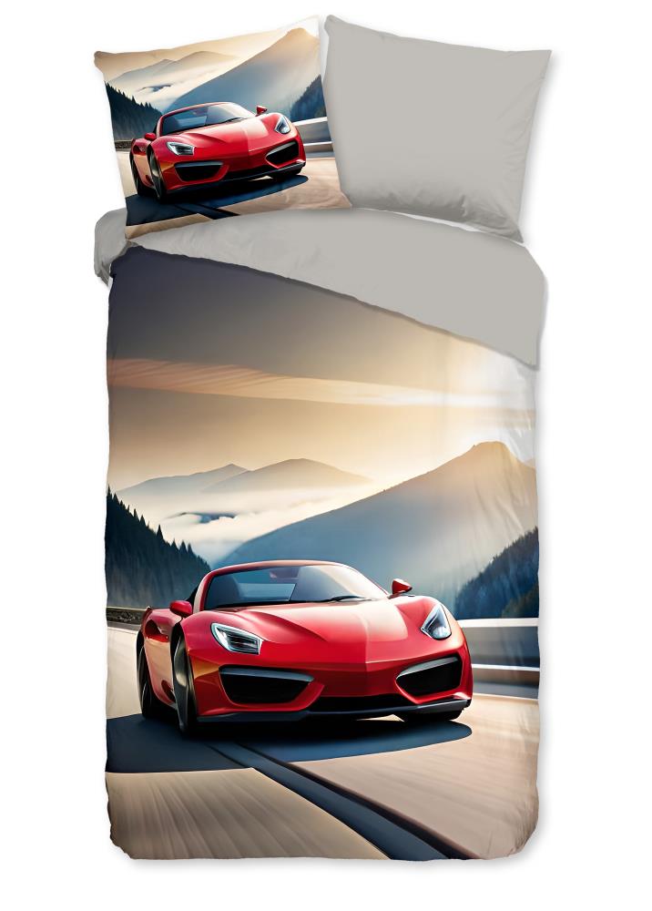 Cabrio overtrek van Good Morning, 140 x 220 cm, kussensloop 60 x 70 cm