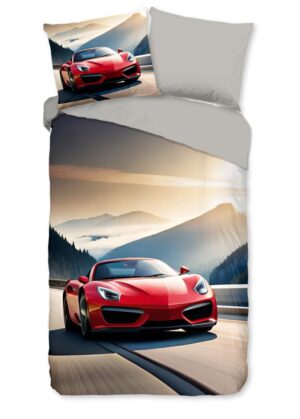 Good Morning dekbedovertrek Cabrio - Multicolor - 140 x 220 cm - 100% katoen