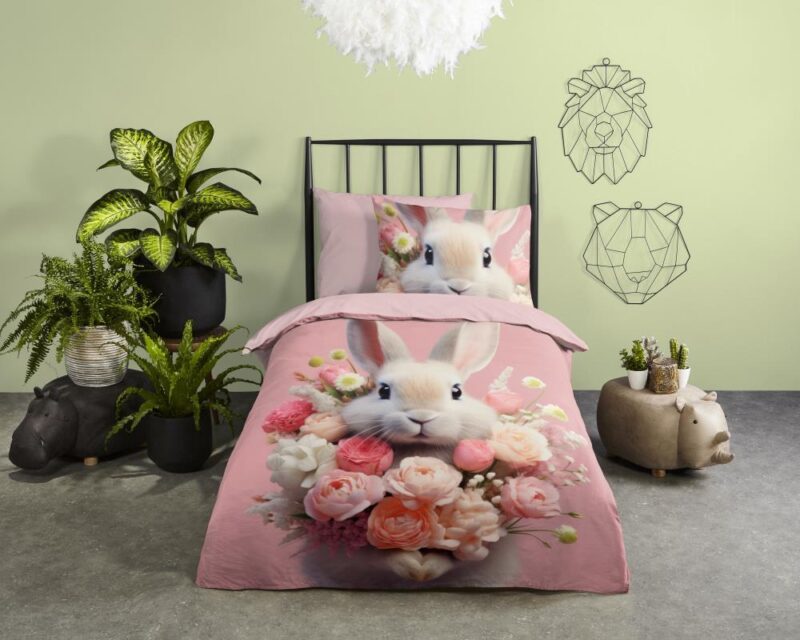 100% Polyester dekbedset Cathy van Pure in 135 x 200 cm