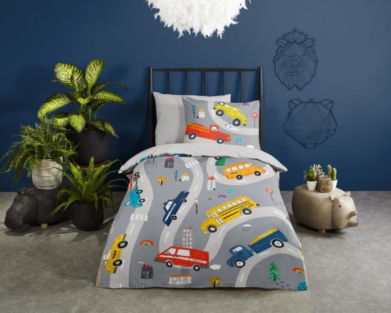 100% Polyester dekbedset Voyage van Pure in 140 x 220 cm