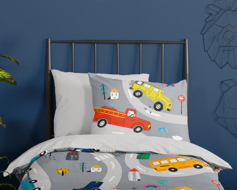 Beddengoed Voyage 140 x 220 cm van Pure, Grijs