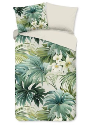 Pure dekbedovertrek Virna - Groen - 140 x 220 cm - 100% Polyester