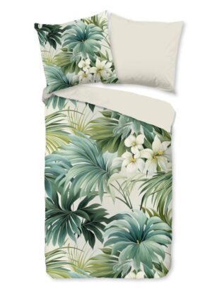 Pure dekbedovertrek Virna - Groen - 200 x 200 cm - 100% Polyester