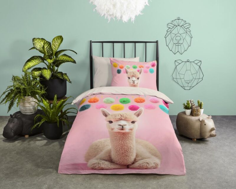 100% Polyester dekbedset Relaxing van Pure in 135 x 200 cm