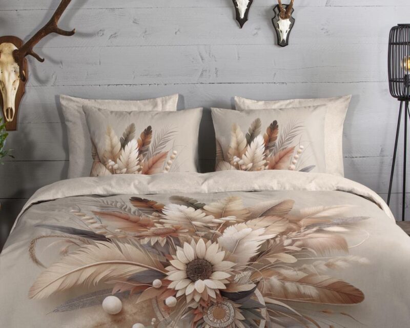 Beddengoed Barro 140 x 220 cm van Good Morning, Bruin