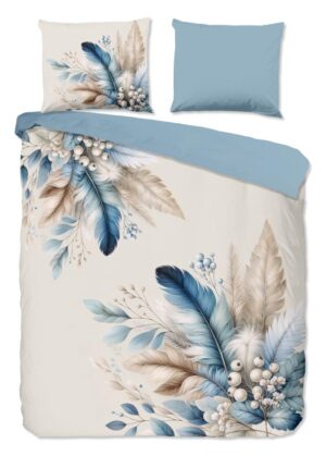 Pure dekbedovertrek Alva - Blauw - 200 x 220 cm - 100% Polyester