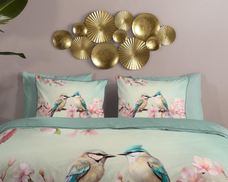 Beddengoed Minne 200 x 220 cm van Descanso, Groen