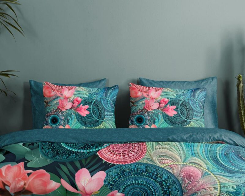 Beddengoed Zarha 140 x 220 cm van HIP, Blauw