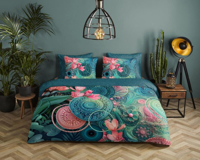 100% katoen dekbedset Zarha van HIP in 140 x 220 cm
