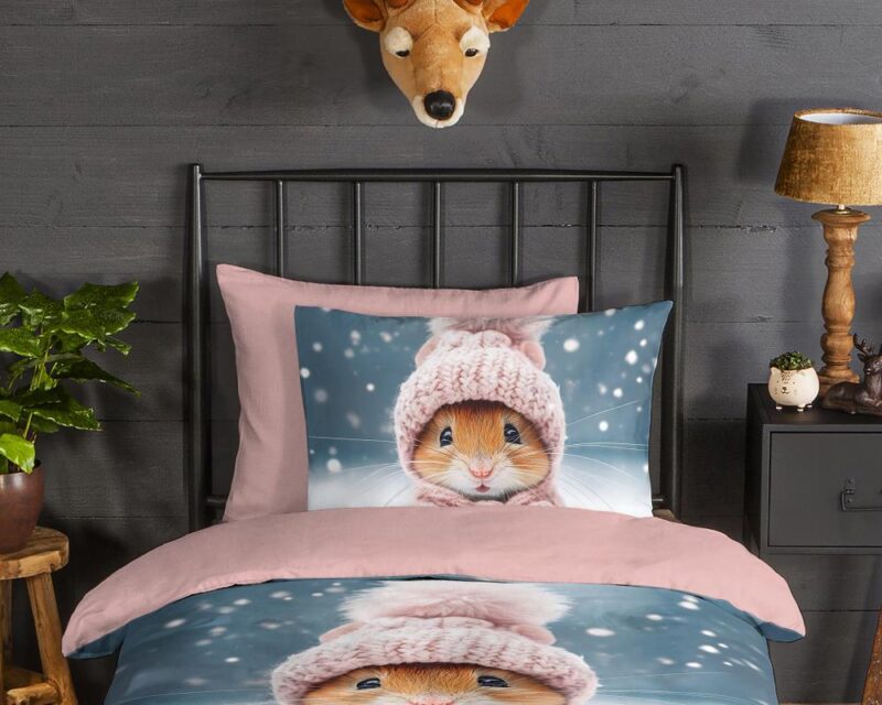 Beddengoed Sofia 140 x 220 cm van Good Morning, Roze