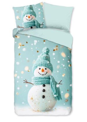 Good Morning dekbedovertrek Pierre - Groen - 140 x 220 cm - 100% katoen