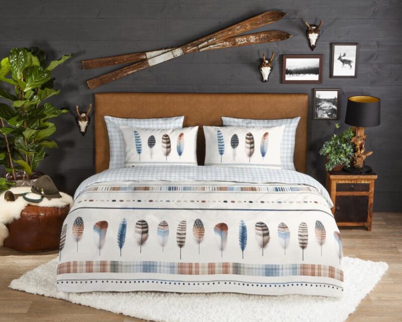 100% katoen dekbedset Niba van Good Morning in 140 x 220 cm