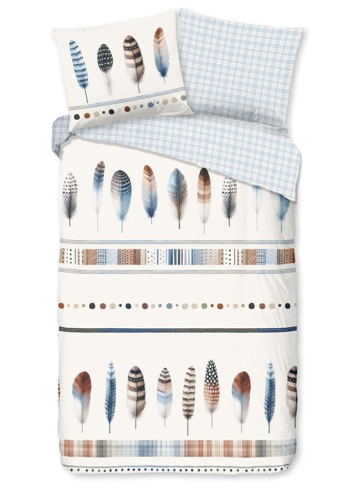 Niba overtrek van Good Morning, 140 x 220 cm, kussensloop 60 x 70 cm