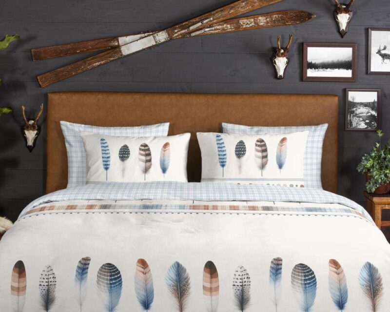 Beddengoed Niba 140 x 220 cm van Good Morning, Blauw
