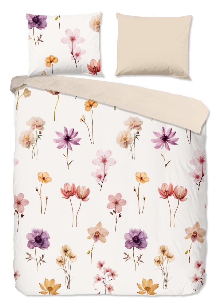 Pure dekbedovertrek Duvre - Off-Wit - 200 x 220 cm - 100% Polyester