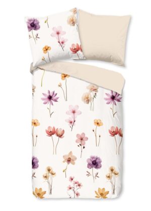 Pure dekbedovertrek Duvre - Off-Wit - 155 x 220 cm - 100% Polyester