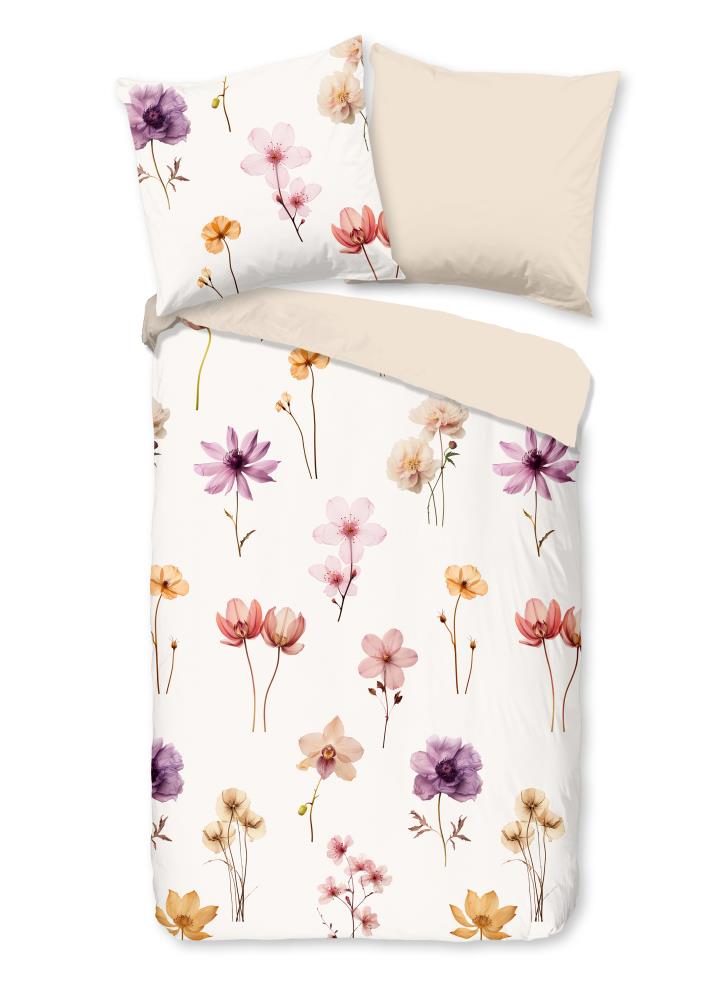 Pure Dekbedovertrek "Duvre" - Off-Wit - (155x220 cm) - 100% Polyester