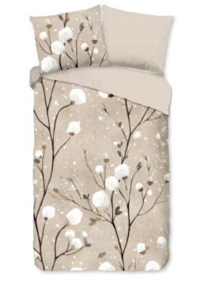 Pure dekbedovertrek Ralfa - Bruin - 140 x 220 cm - 100% Polyester