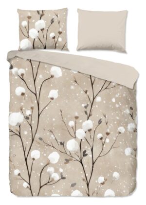 Pure dekbedovertrek Ralfa - Bruin - 200 x 220 cm - 100% Polyester