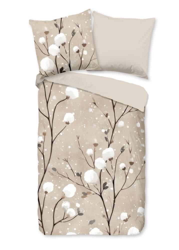Pure dekbedovertrek Ralfa - Bruin - 200 x 200 cm - 100% Polyester
