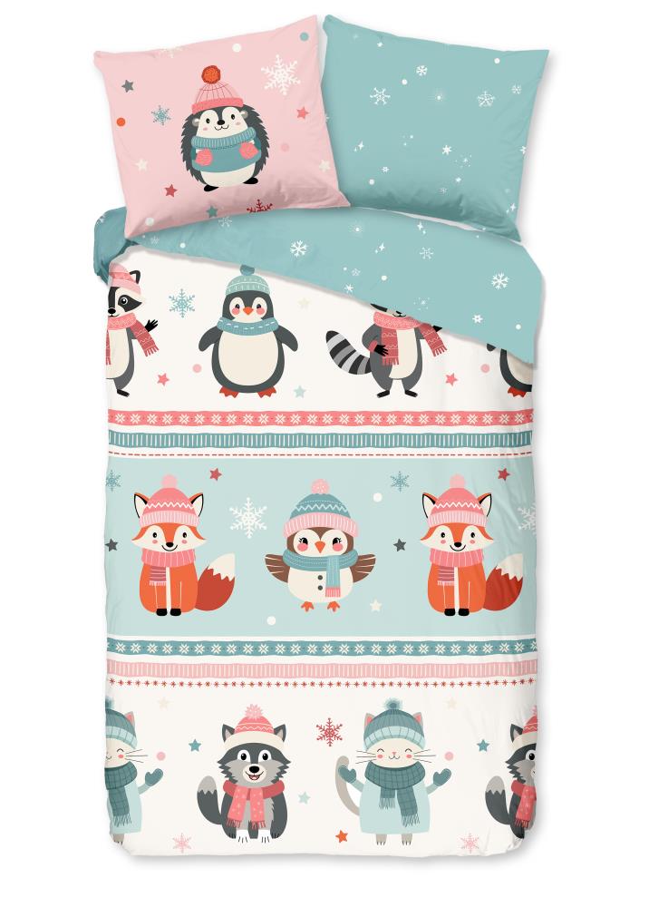 Good Morning dekbedovertrek Turr - Multicolor - 140 x 220 cm - 100% katoen