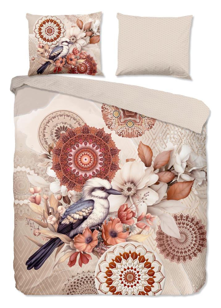 HIP dekbedovertrek Luigio - Bruin - 240 x 220 cm - 100% katoen