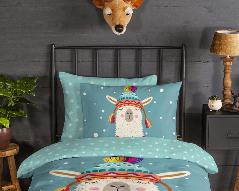 Beddengoed Borax 135 x 200 cm van Good Morning, Blauw