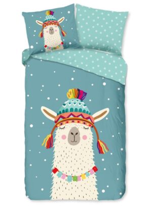 Good Morning dekbedovertrek Borax - Blauw - 140 x 220 cm - 100% katoen