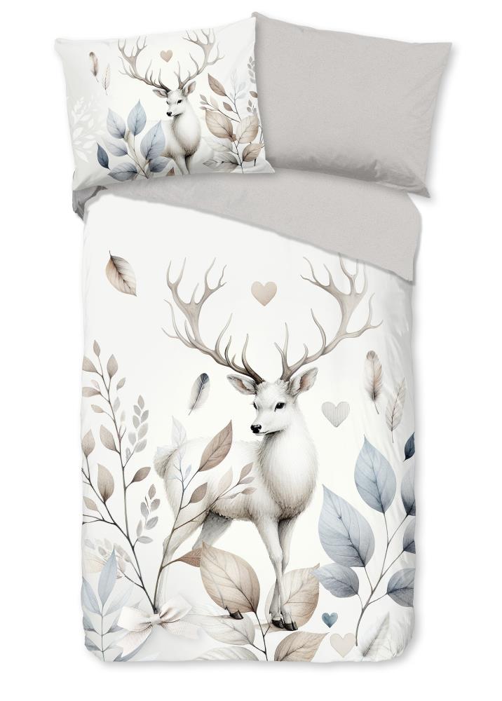Norda overtrek van Good Morning, 140 x 220 cm, kussensloop 60 x 70 cm
